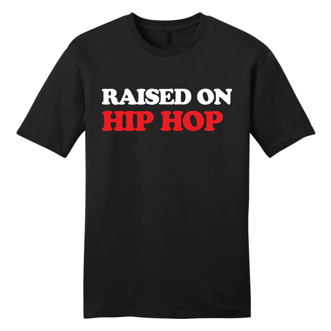 Raised on Hip Hop black T-shirt Old School Shirts