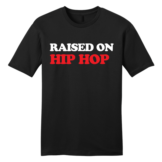 Raised on Hip Hop black T-shirt Old School Shirts