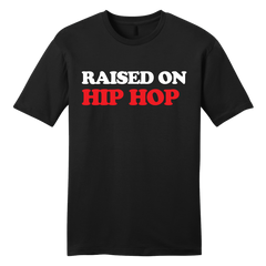 Raised on Hip Hop black T-shirt Old School Shirts