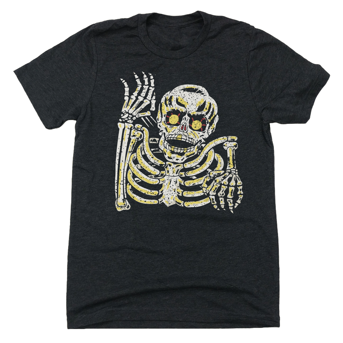 Retro Skeleton Halloween Costume Unisex Tee