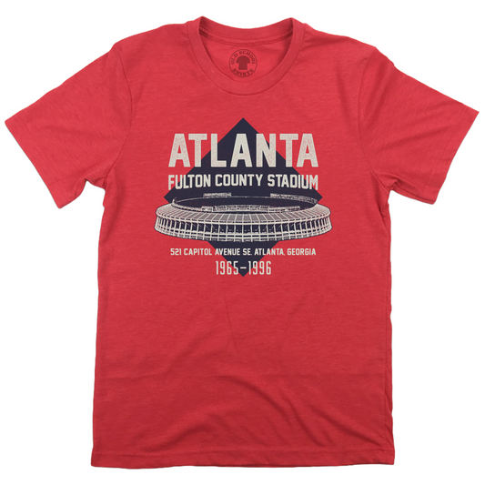 Atlanta-Fulton County Stadium - Baseball Unisex Tee