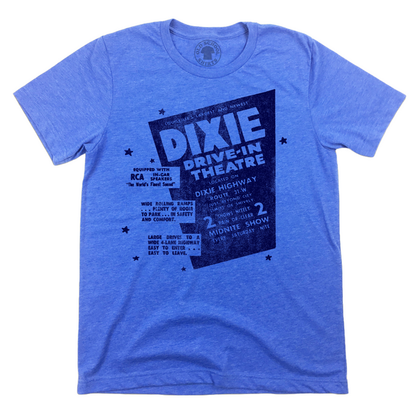 Dixie Drive-In Movie Theatre Tee | Vintage Apparel | Old School Shirts ...