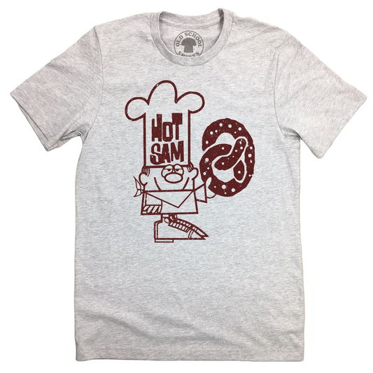 Hot Sam Pretzels Vintage Logo