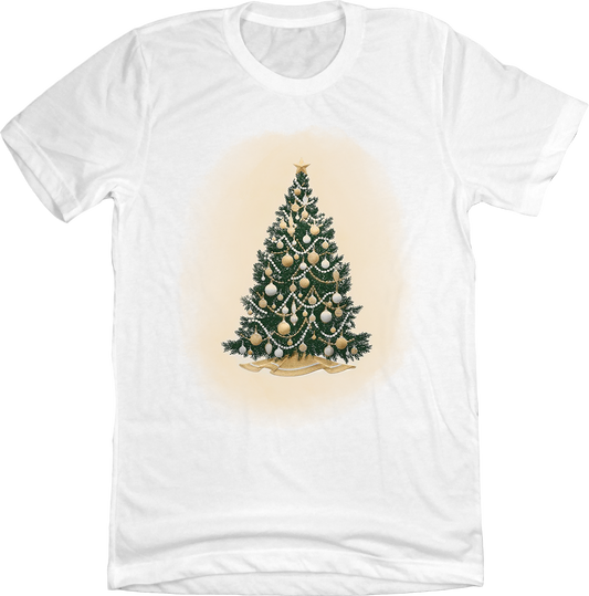 Retro Decorated Christmas Tree Tee
