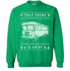 That There Is An RV Ugly Sweater Green