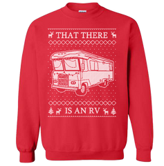 That There Is An RV Ugly Sweater Red