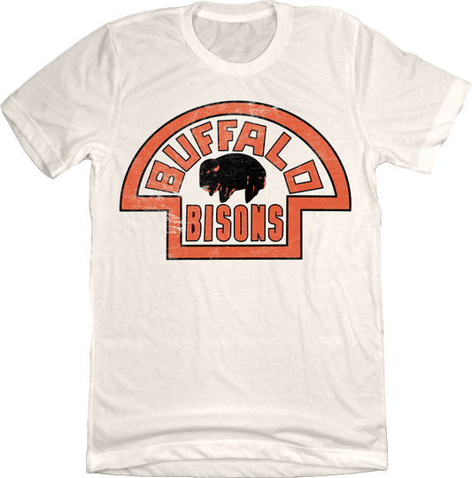 Buffalo Bisons IHL Hockey Logo Natural Tee
