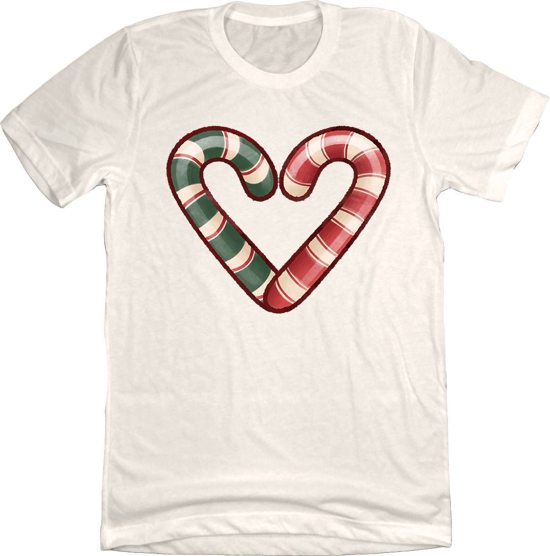 Candy Cane Heart Tee