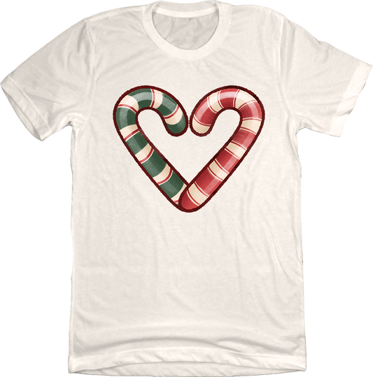 Candy Cane Heart Tee