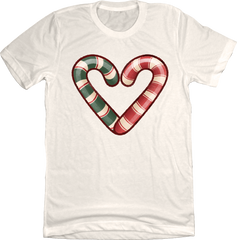 Candy Cane Heart Tee