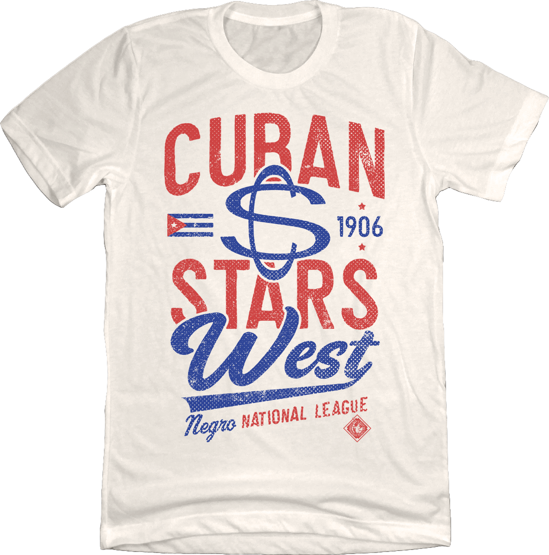 Cuban Stars West Natural White T-shirt Old School Shirts