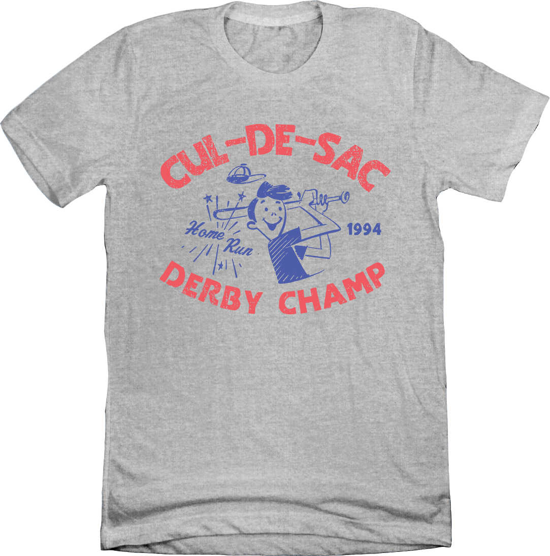 1994 Cul-de-sac Home Run Derby Champ Grey tee