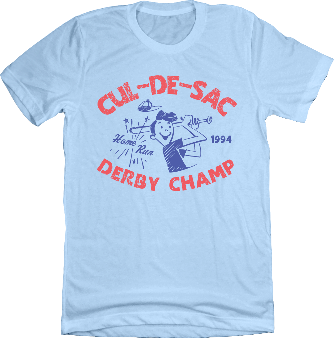 1994 Cul-de-sac Home Run Derby Champ Light Blue Tee