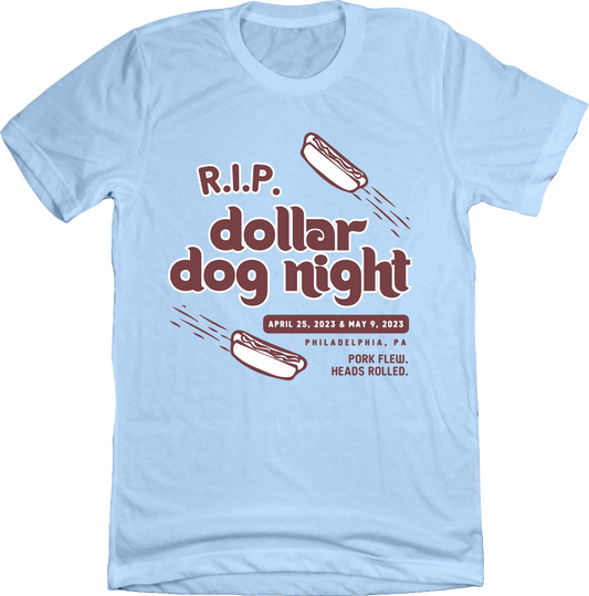 Dollar Dog Night blue T-shirt Old School Shirts