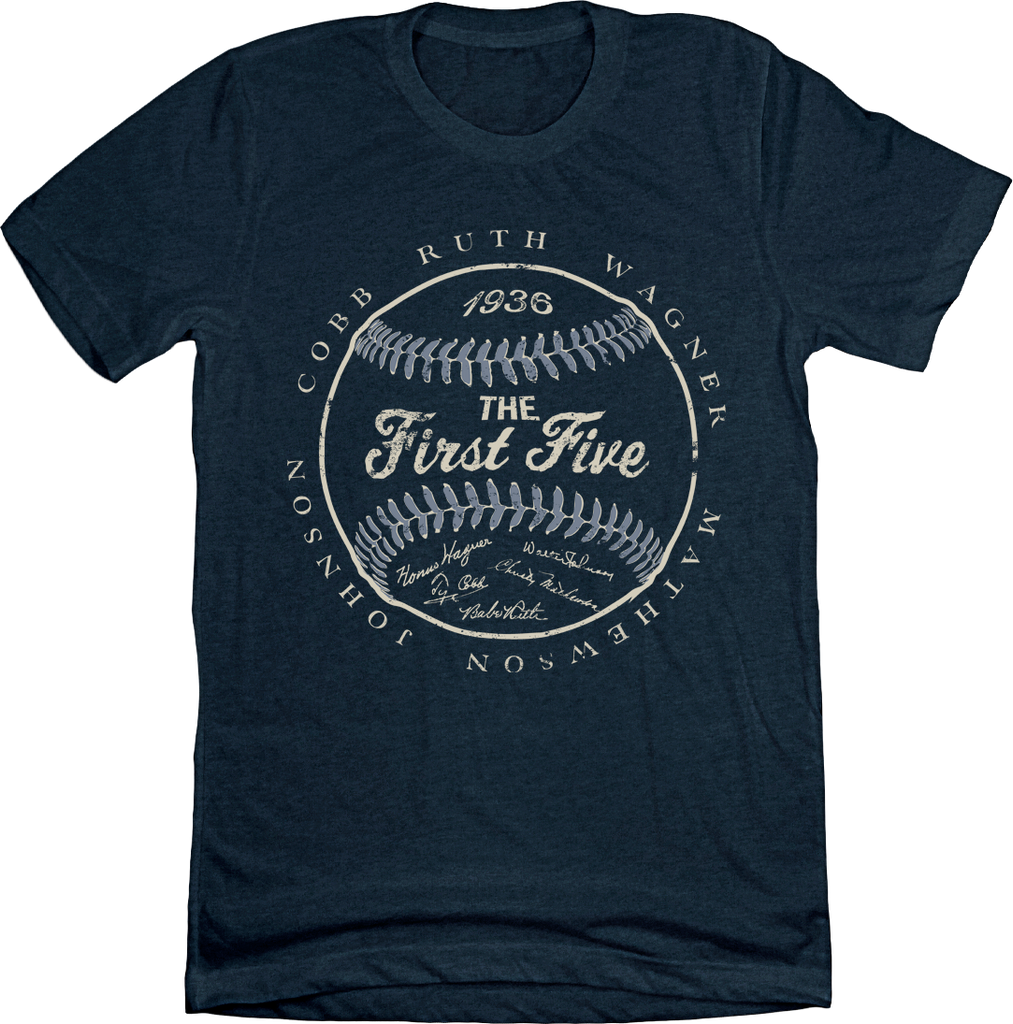 The First Five Tee | Vintage Baseball Apparel | Old School Shirts ...