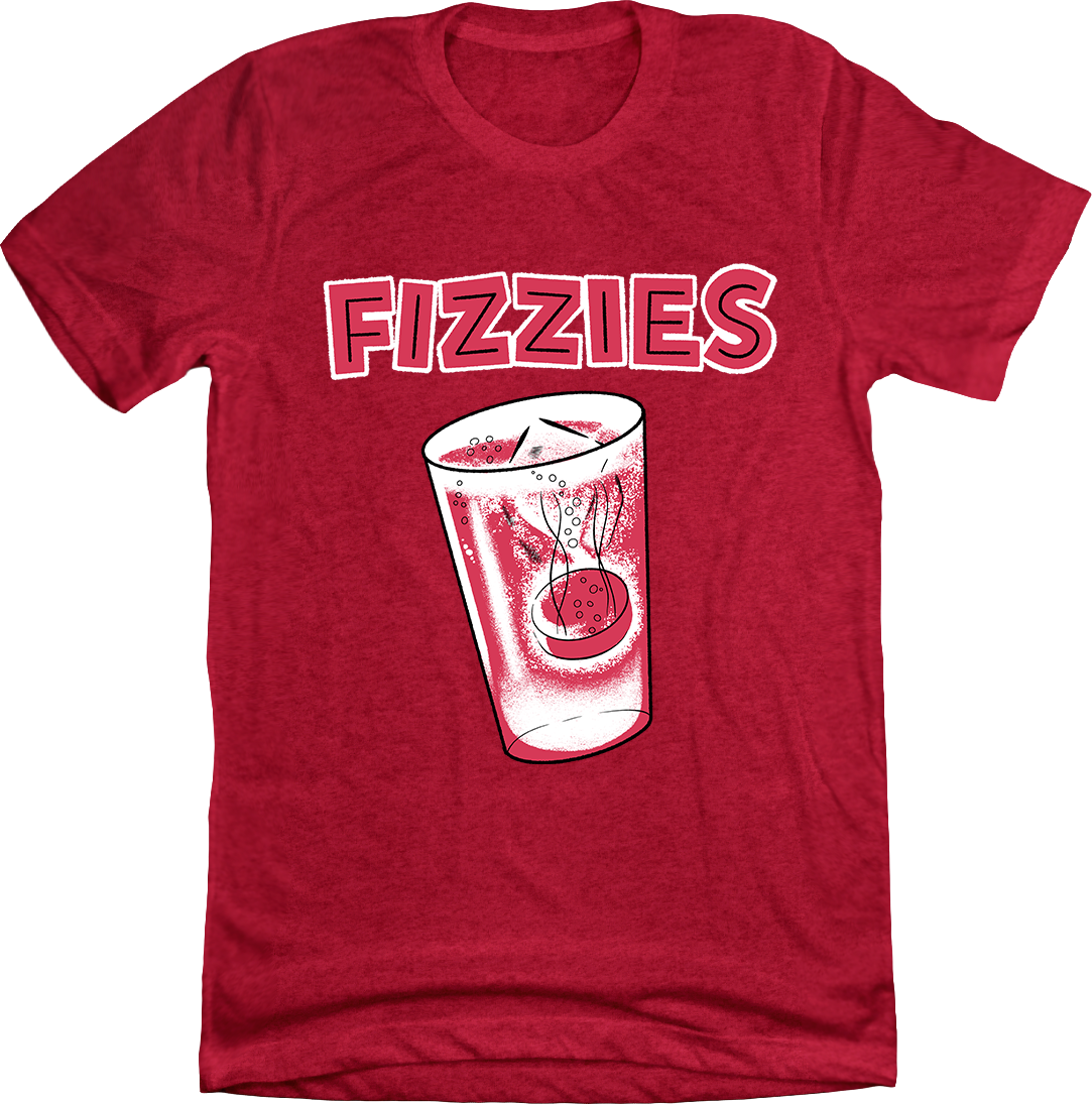 Fizzie's Old School Shirts red