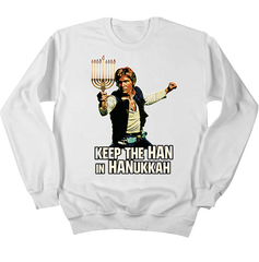 Keep The Han In Hanukkah Crewneck Sweatshirt