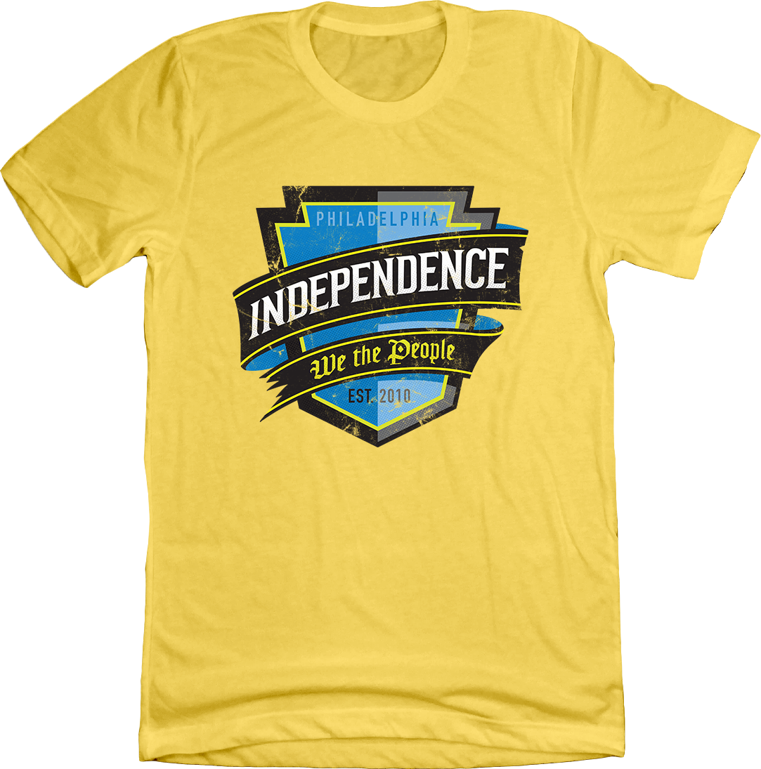 Philadelphia Independence Yellow Unisex Tee