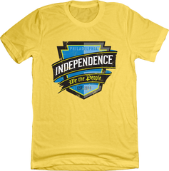 Philadelphia Independence Yellow Unisex Tee