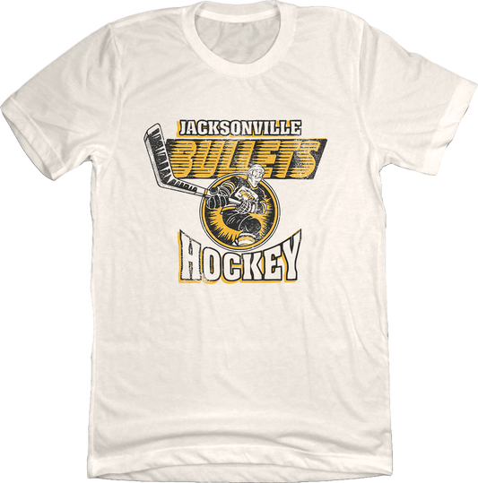 Jacksonville Bullets Hockey Natural Tee