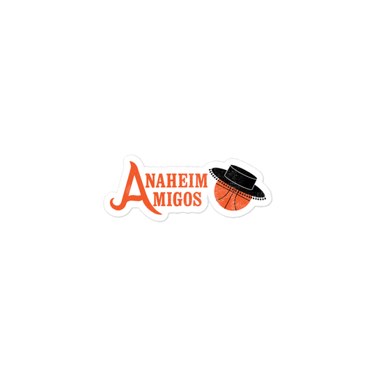 Anaheim Amigos Basketball Sticker