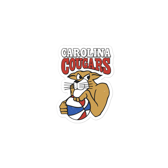 Carolina Cougars Basketball Sticker