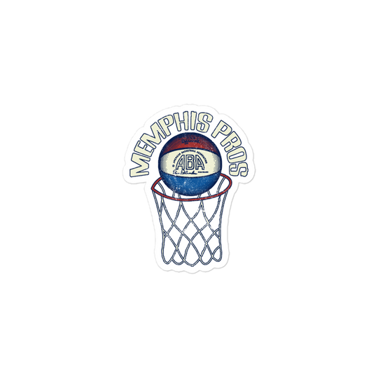 Memphis Pros Basketball Sticker