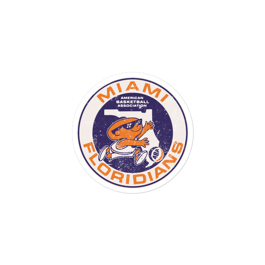 Miami Floridians Basketball Sticker