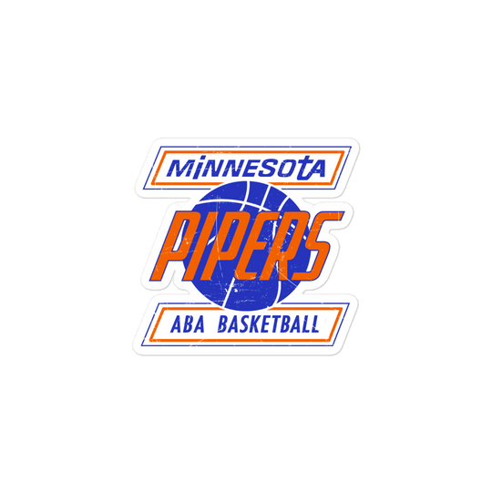 Minnesota Pipers Basketball Sticker