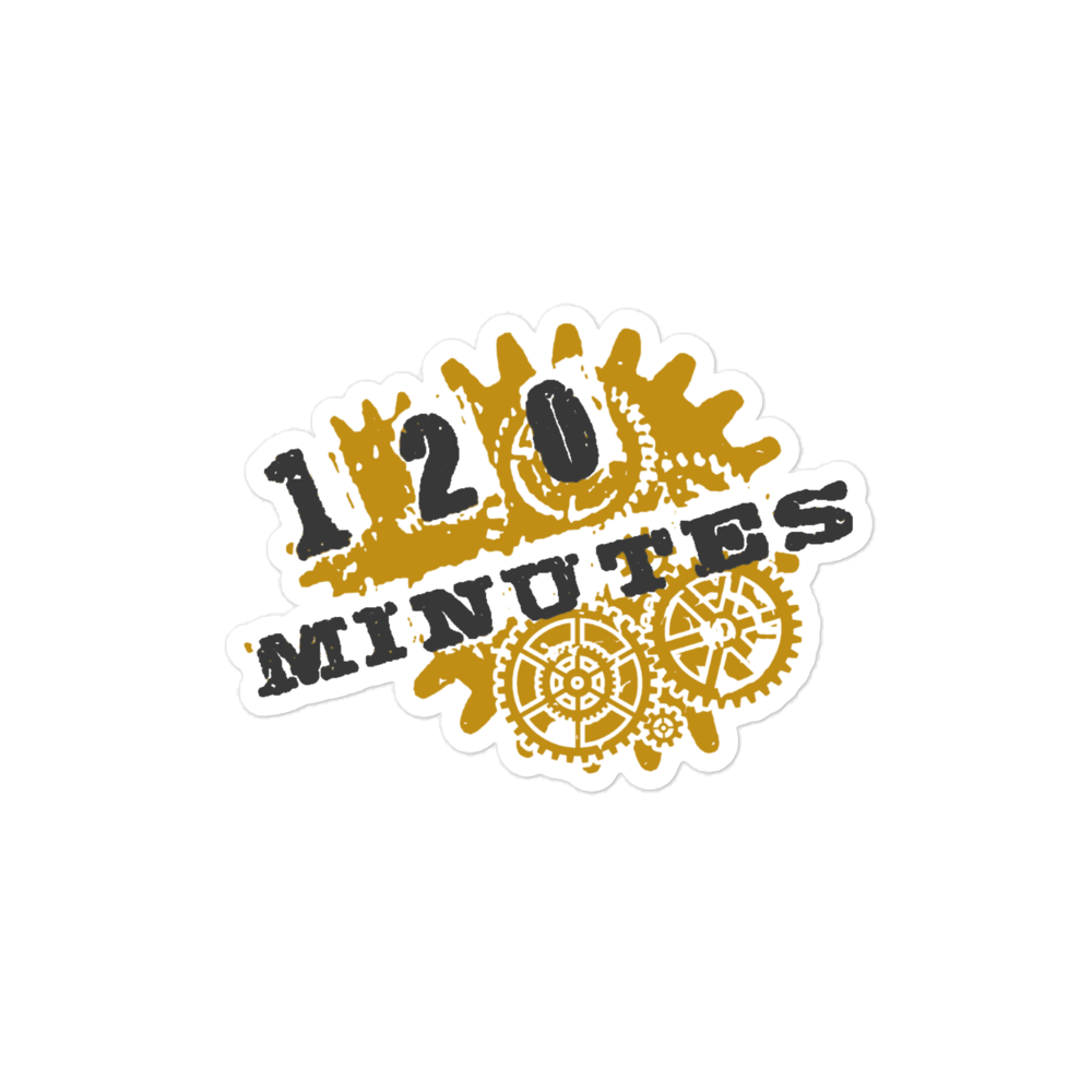 120 Minutes Sticker