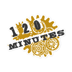 120 Minutes Sticker