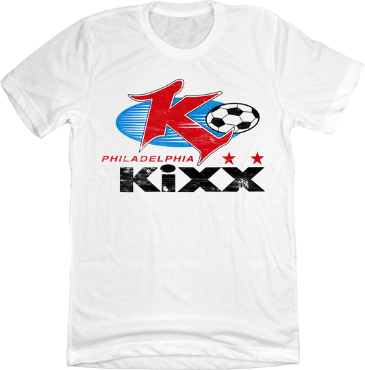 Philadelphia Kixx Soccer White Unisex Tee