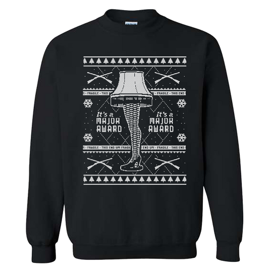 Leg Lamp Ugly Christmas Sweatshirt