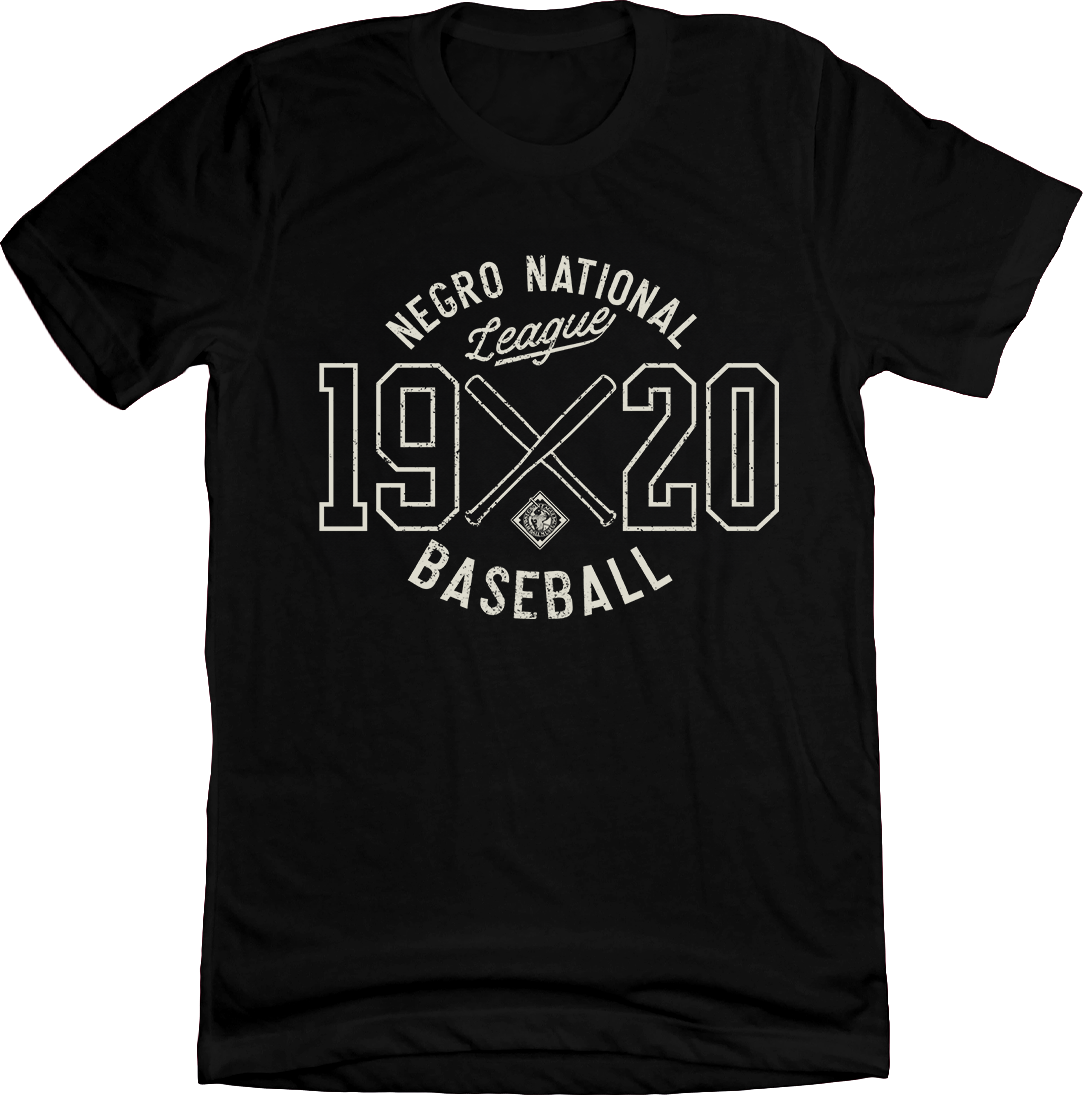 Negro National League Baseball Est. 1920 Black Tee