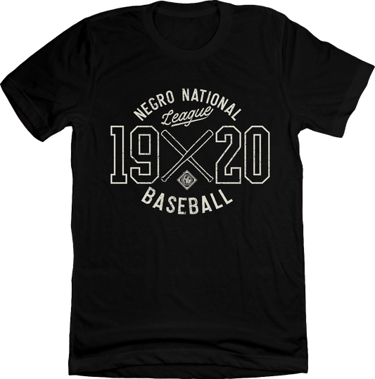 Negro National League Baseball Est. 1920 Black Tee