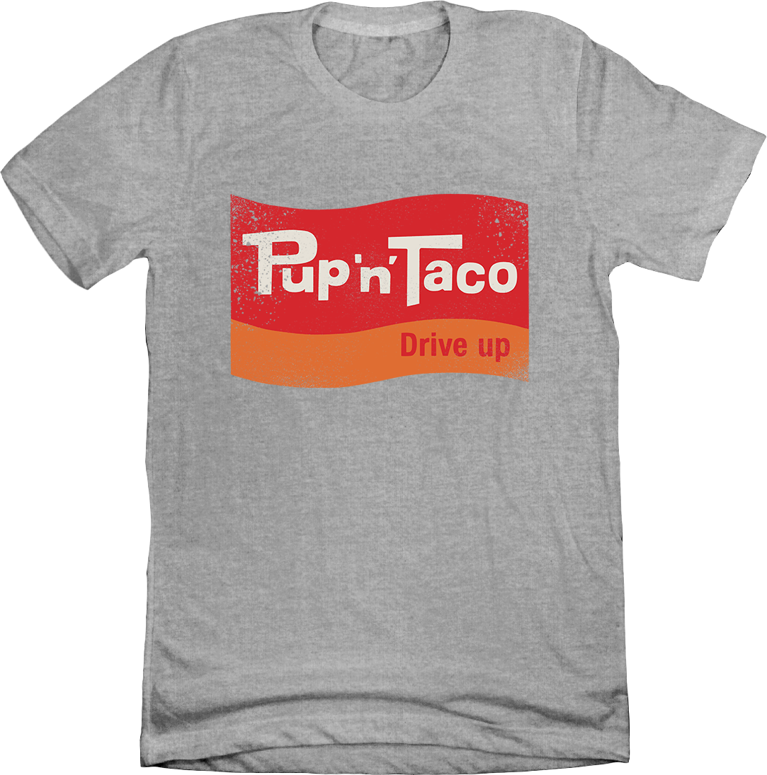 Pup 'n' Taco T-shirt grey Old School Shirts