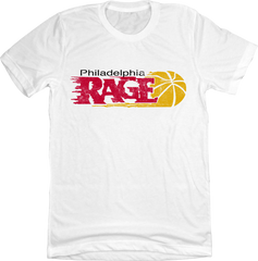 Philadelphia Rage Basketball Unisex White Tee