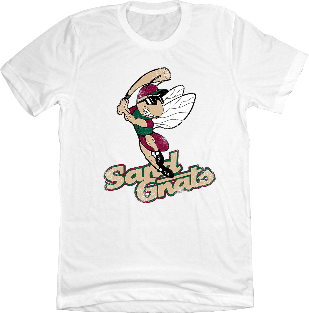 Savannah Sand Gnats White T-shirt Old School Shirts