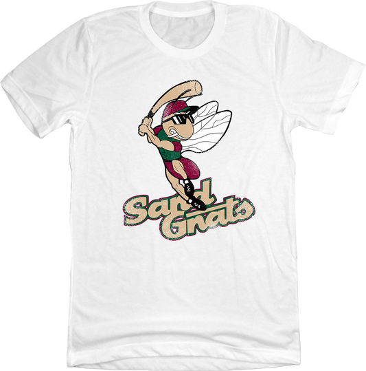 Savannah Sand Gnats White T-shirt Old School Shirts