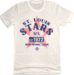 St. Louis Stars Est. 1922 natural T-shirt Old School Shirts