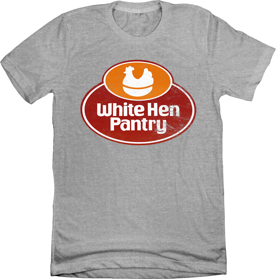 White Hen Pantry grey Old School Shirts