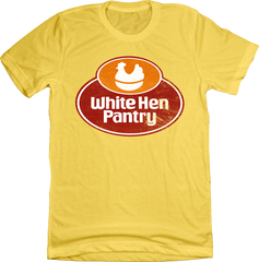 White Hen Pantry yellow Old School Shirts
