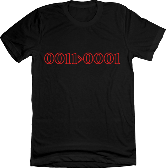 0011>0001 T-shirt