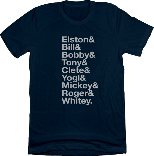 Baseball Lineup 1961 New York NYY & T-shirt navy Old School Shirts