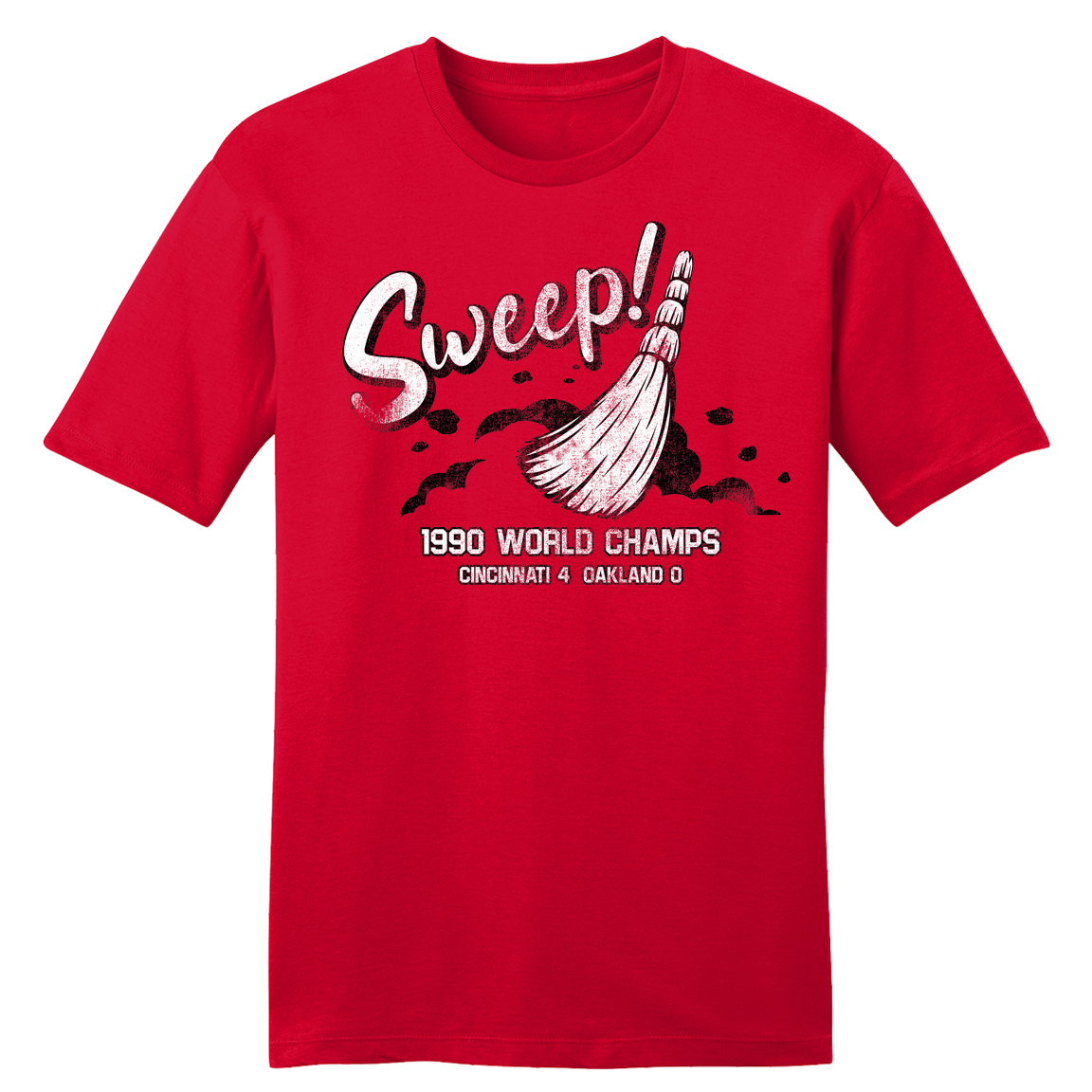 1990 Sweep! tee Cincinnati Baseball