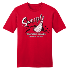 1990 Sweep! tee Cincinnati Baseball