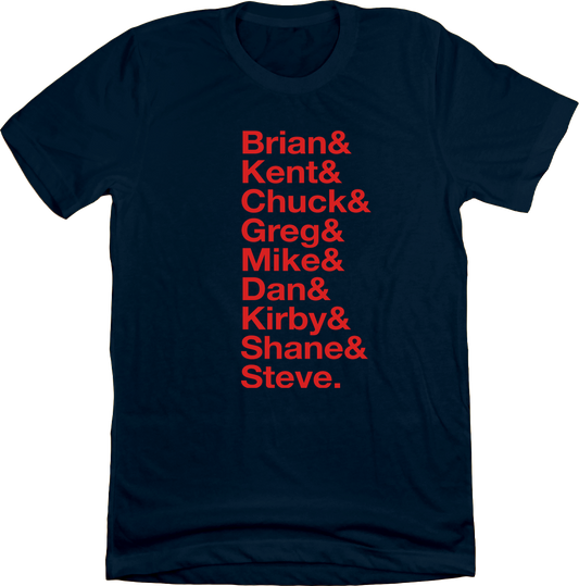 Baseball Lineup 1991 Minnesota & blue T-shirt Old School Shirts