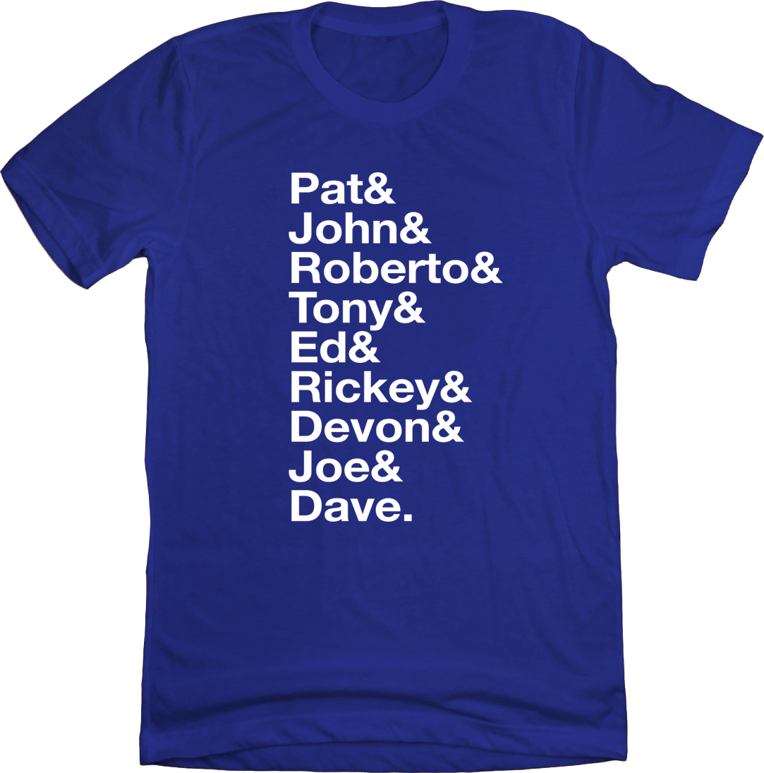 Baseball Lineup 1993 Toronto & blue T-shirt Old School Shirts