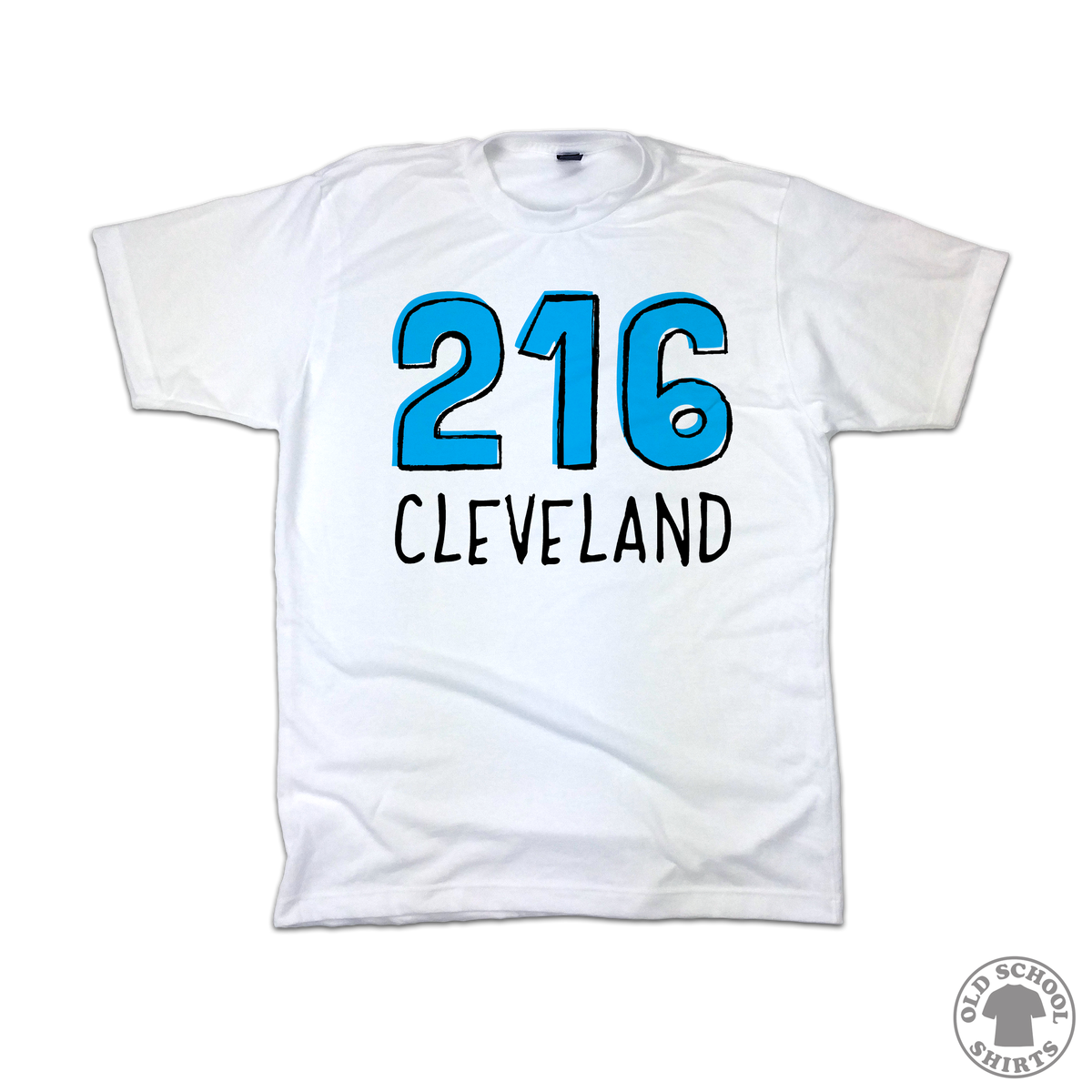 Cleveland 216 Area Code - Youth Sizes - Old School Shirts- Retro Sports T Shirts