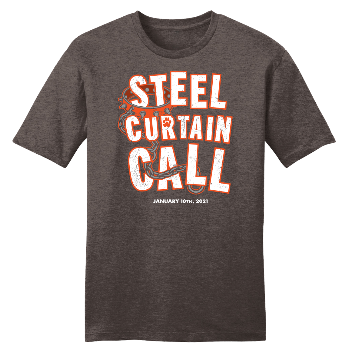 Steel Curtain Call - Heather Brown Unisex T-shirt